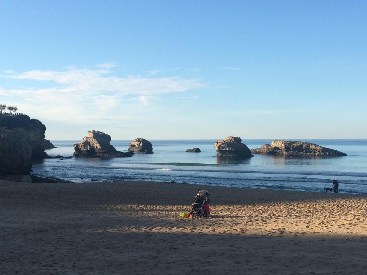L'Ocean A Perte De Vue, La Grande Plage A Vos Pieds Biarritz Exteriör bild