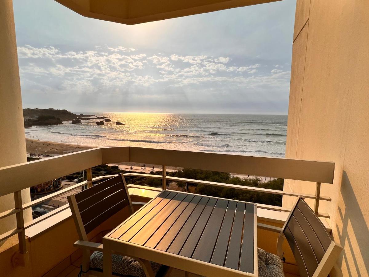 L'Ocean A Perte De Vue, La Grande Plage A Vos Pieds Biarritz Exteriör bild
